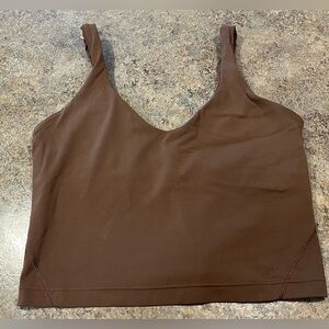 Lululemon Align Tank Top, size 8, espresso